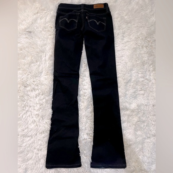 Levi’s Jeans Demi Curve Low Rise Bootcut Skinny - SZ 00 / 24 - Picture 3 of 12